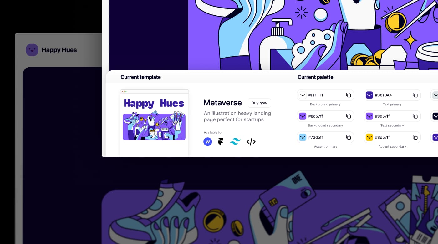 Happy Hues 2.0 Concept